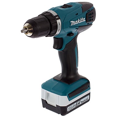 Дрель аккум Makita G14,4В DF347DWE 2х1,5Ач, Li-ion, БЗП-10мм, 30Нм, кейс